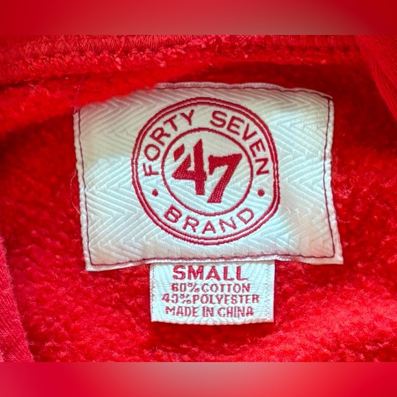 Boston Red Sox MLB 47’ Brand Hoodie Size Small - Picture 4 of 5